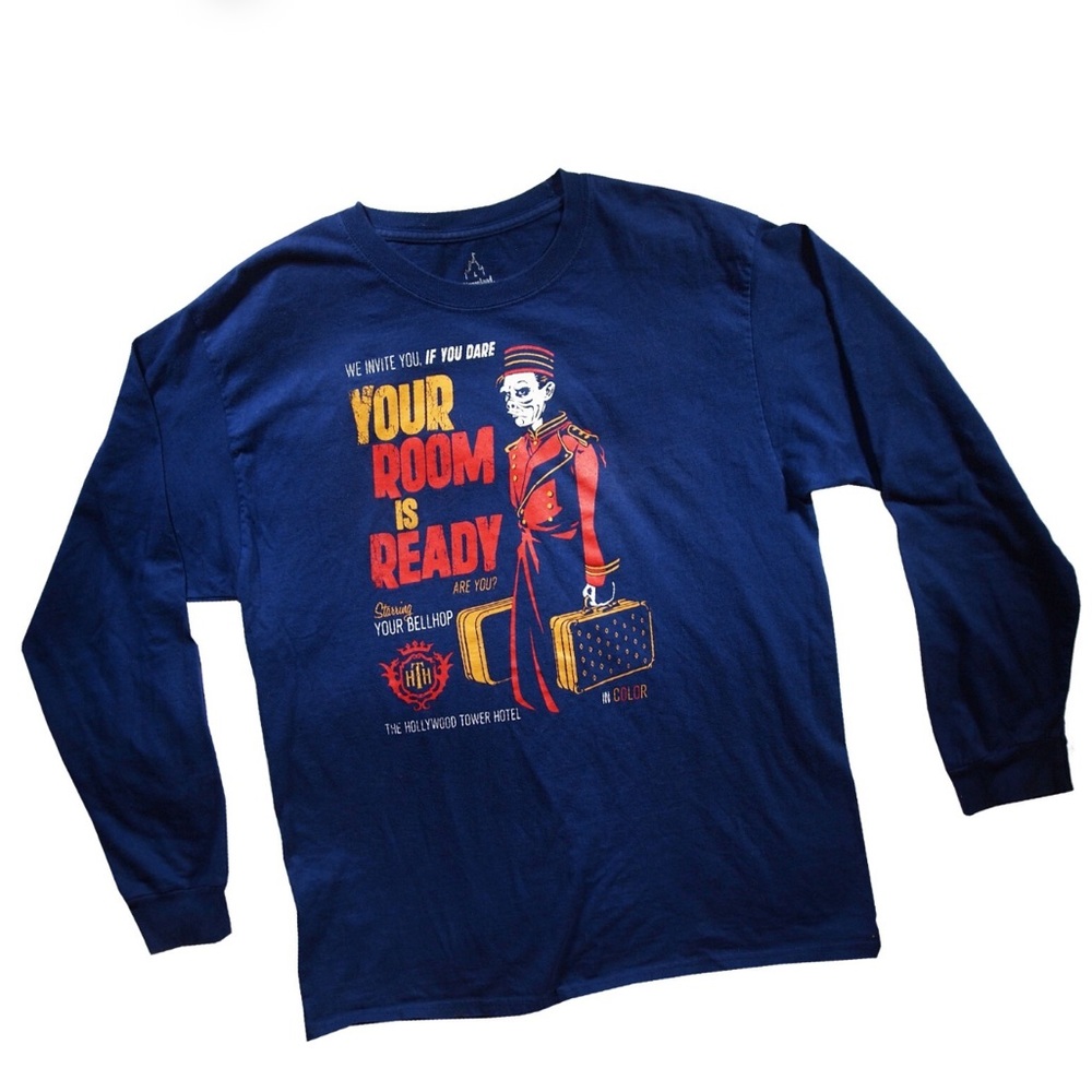 Disney Parks Tower of Terror Long Sleeve Mens T-shirt